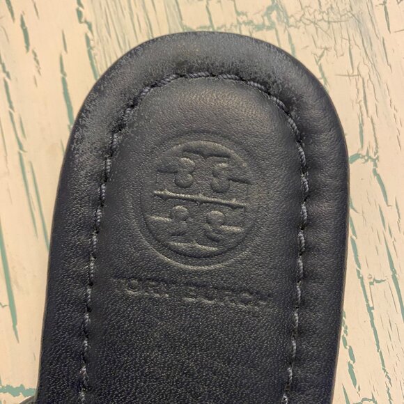 Tory Burch Jolie Dark Navy Thong Sandal 6.5 - Picture 7 of 9